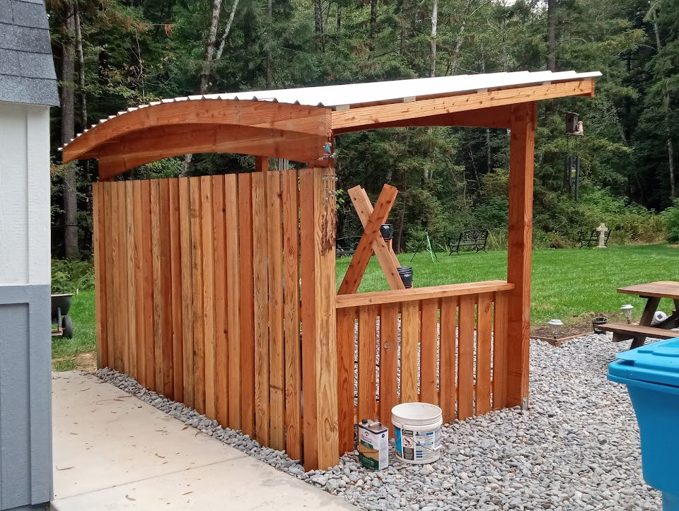 Arched BBQ Shed Kit