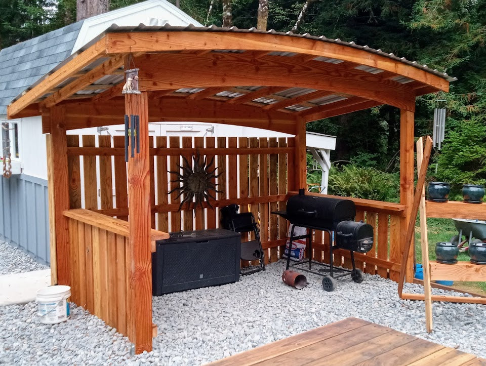 Arched BBQ Shed Kit